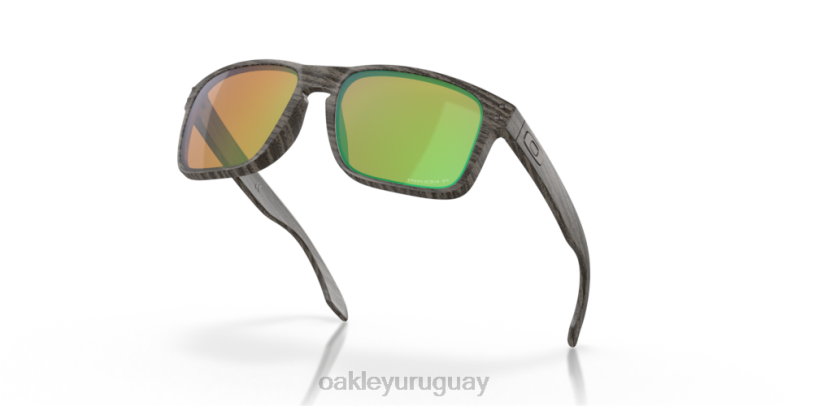 Oakley colección de vetas de madera holbrook XT4H65 gafas Lentes polarizadas Prizm para aguas poco profundas, montura de madera veteada.