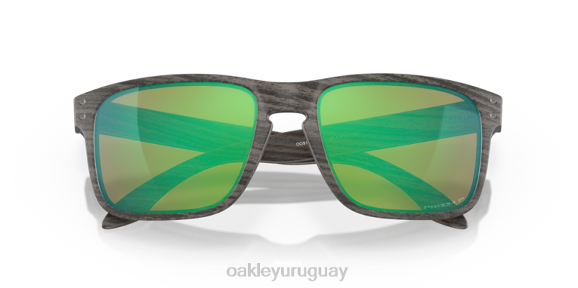 Oakley colección de vetas de madera holbrook XT4H65 gafas Lentes polarizadas Prizm para aguas poco profundas, montura de madera veteada.