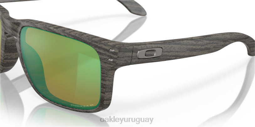 Oakley colección de vetas de madera holbrook XT4H65 gafas Lentes polarizadas Prizm para aguas poco profundas, montura de madera veteada.