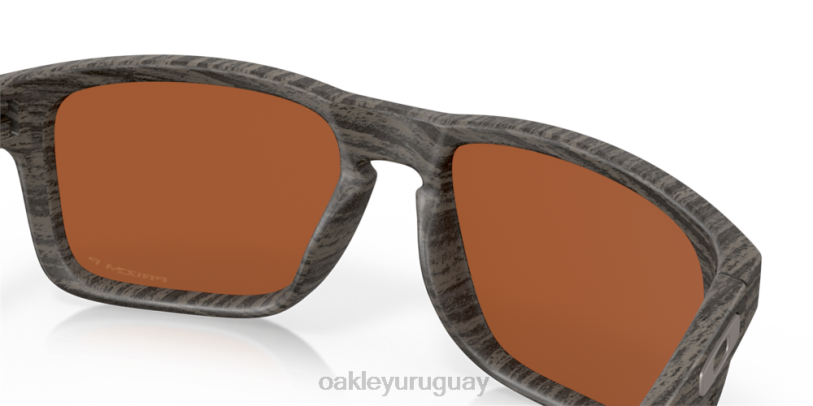 Oakley colección de vetas de madera holbrook XT4H65 gafas Lentes polarizadas Prizm para aguas poco profundas, montura de madera veteada.