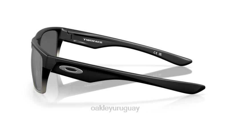 Oakley colección maquinista de dos caras XT4H687 gafas Lentes cromadas de iridio, montura negra mate.