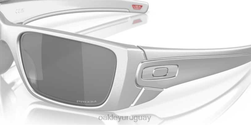 Oakley colección x-silver de pila de combustible XT4H600 gafas lentes prizm negras, montura x-silver