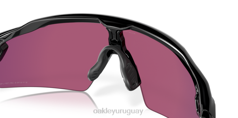 Oakley colores del equipo de lanzamiento radar ev XT4H731 gafas Lentes Prizm Field, montura negra pulida.
