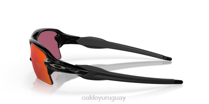 Oakley colores del equipo flak 2.0 xl XT4H136 gafas Lentes Prizm Field, montura negra pulida.