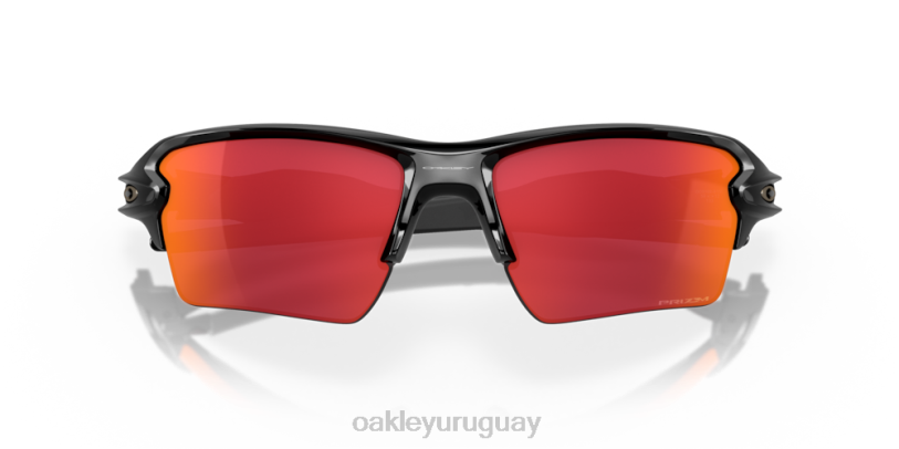 Oakley colores del equipo flak 2.0 xl XT4H136 gafas Lentes Prizm Field, montura negra pulida.