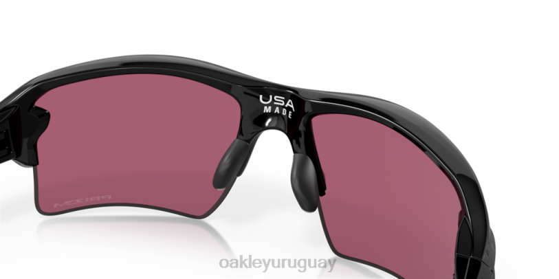 Oakley colores del equipo flak 2.0 xl XT4H136 gafas Lentes Prizm Field, montura negra pulida.