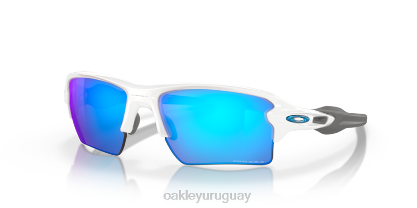 Oakley colores del equipo flak 2.0 xl XT4H139 gafas Lentes Prizm de zafiro, montura blanca pulida.