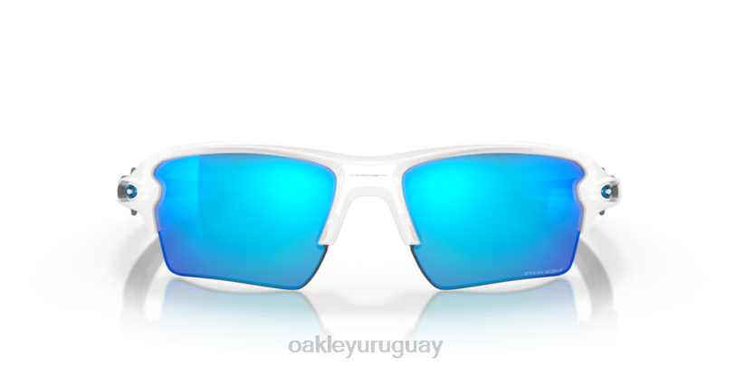 Oakley colores del equipo flak 2.0 xl XT4H139 gafas Lentes Prizm de zafiro, montura blanca pulida.