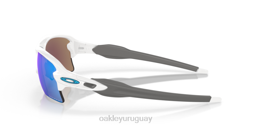 Oakley colores del equipo flak 2.0 xl XT4H139 gafas Lentes Prizm de zafiro, montura blanca pulida.