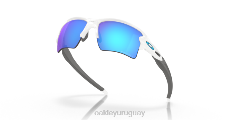 Oakley colores del equipo flak 2.0 xl XT4H139 gafas Lentes Prizm de zafiro, montura blanca pulida.