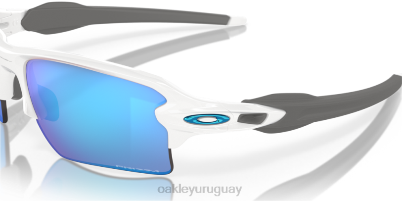 Oakley colores del equipo flak 2.0 xl XT4H139 gafas Lentes Prizm de zafiro, montura blanca pulida.
