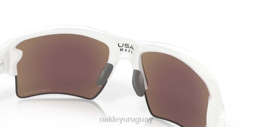 Oakley colores del equipo flak 2.0 xl XT4H139 gafas Lentes Prizm de zafiro, montura blanca pulida.