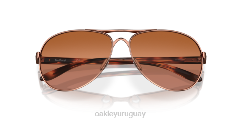 Oakley comentario XT4H478 gafas lentes vr50 marrón degradado, montura oro rosa