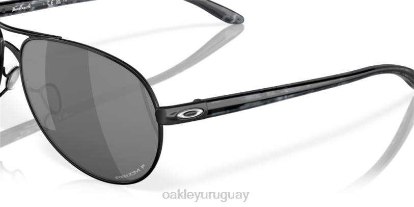 Oakley comentario XT4H482 gafas lentes prizm polarizadas negras, montura negra pulida