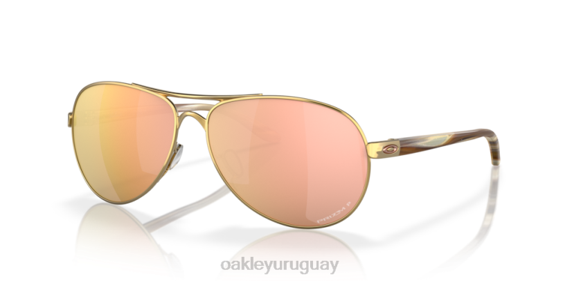 Oakley comentario XT4H483 gafas lentes polarizadas prizm oro rosa, montura oro pulido