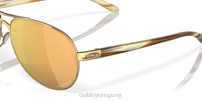 Oakley comentario XT4H483 gafas lentes polarizadas prizm oro rosa, montura oro pulido