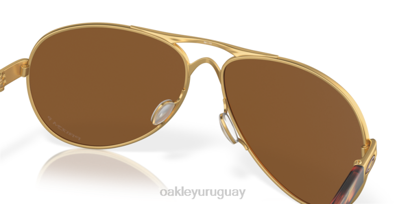 Oakley comentario XT4H484 gafas lentes polarizadas prizm violeta, montura oro satinado