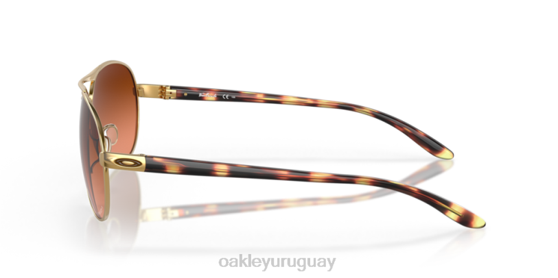 Oakley comentario XT4H486 gafas lentes prizm marrón degradado, montura dorada pulida