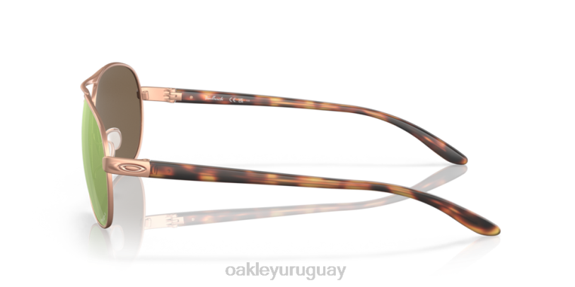 Oakley comentario XT4H487 gafas Lentes Prizm de oro rosa, montura de oro rosa satinado.