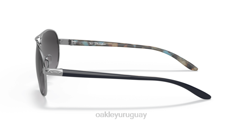 Oakley desempate XT4H510 gafas lentes prizm gris degradado, montura cromada pulida