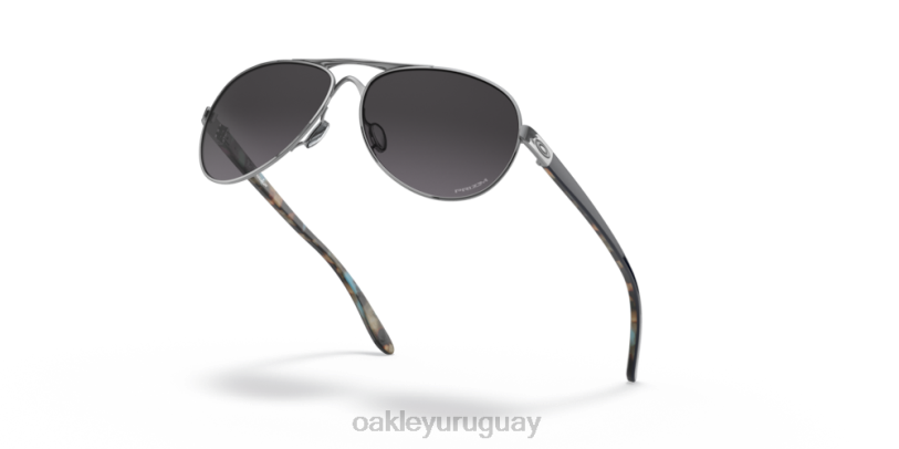 Oakley desempate XT4H510 gafas lentes prizm gris degradado, montura cromada pulida