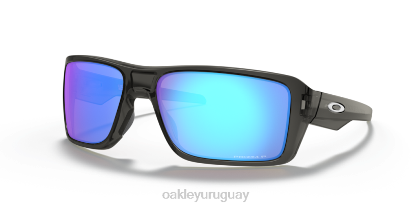 Oakley doble filo XT4H503 gafas lentes polarizadas prizm sapphire, montura gris humo