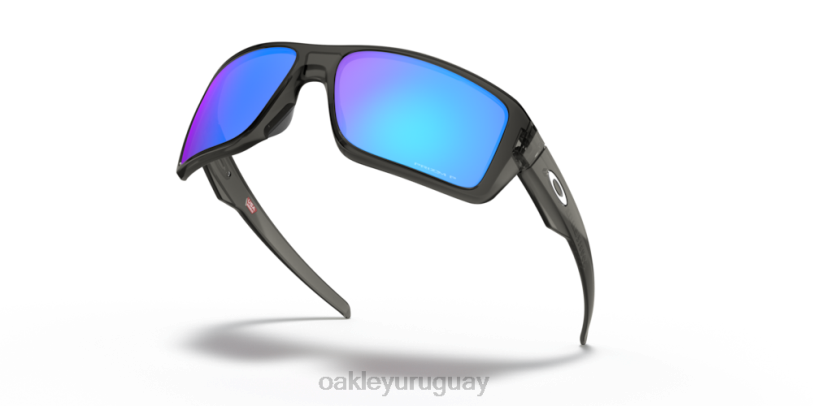 Oakley doble filo XT4H503 gafas lentes polarizadas prizm sapphire, montura gris humo