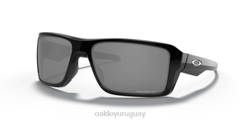 Oakley doble filo XT4H504 gafas lentes prizm polarizadas negras, montura negra pulida