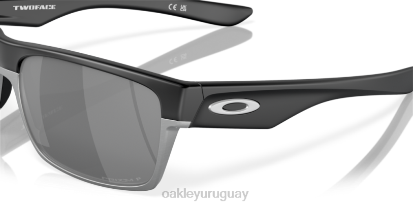 Oakley dos caras XT4H688 gafas lentes prizm polarizadas negras, montura negra mate