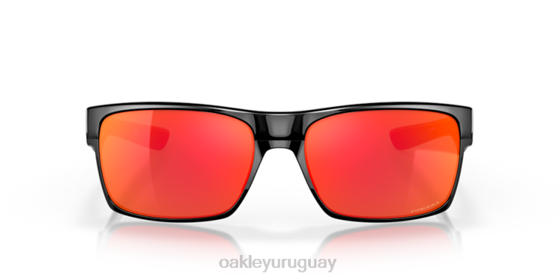 Oakley dos caras XT4H692 gafas Lentes Prizm Ruby, montura negra pulida.