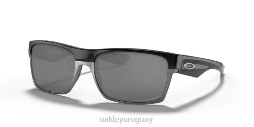 Oakley dos caras (ajuste de puente bajo) XT4H846 gafas lentes polarizadas de iridio negro, montura negra pulida