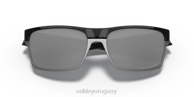 Oakley dos caras (ajuste de puente bajo) XT4H846 gafas lentes polarizadas de iridio negro, montura negra pulida
