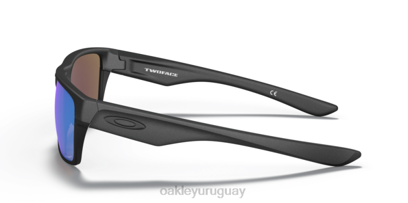 Oakley dos caras (ajuste de puente bajo) XT4H848 gafas lentes prizm de zafiro, montura de acero