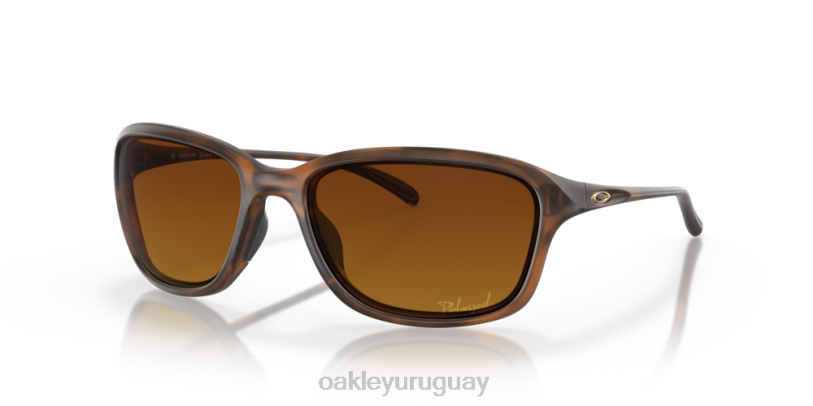 Oakley ella es imparable XT4H355 gafas lentes polarizadas degradadas marrones, montura carey marrón mate