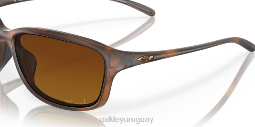 Oakley ella es imparable XT4H355 gafas lentes polarizadas degradadas marrones, montura carey marrón mate