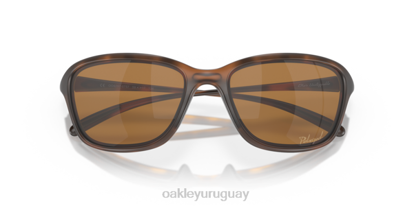 Oakley ella es imparable XT4H356 gafas lentes polarizadas de tungsteno iridio, montura carey marrón mate