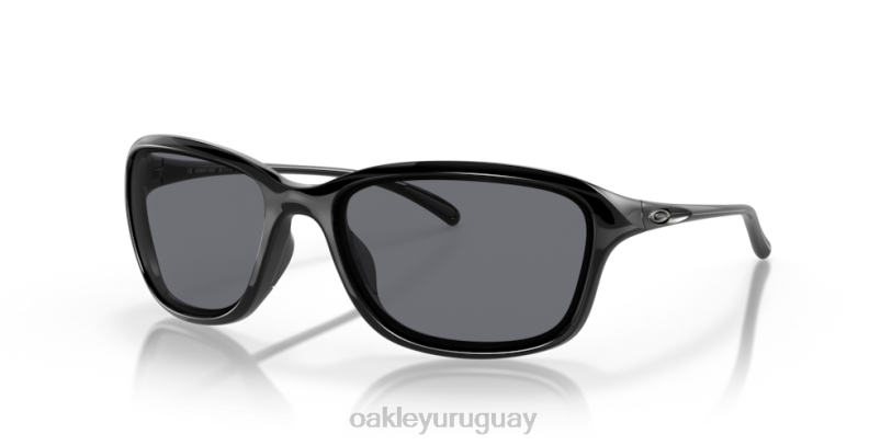 Oakley ella es imparable XT4H358 gafas lentes grises, montura negra pulida