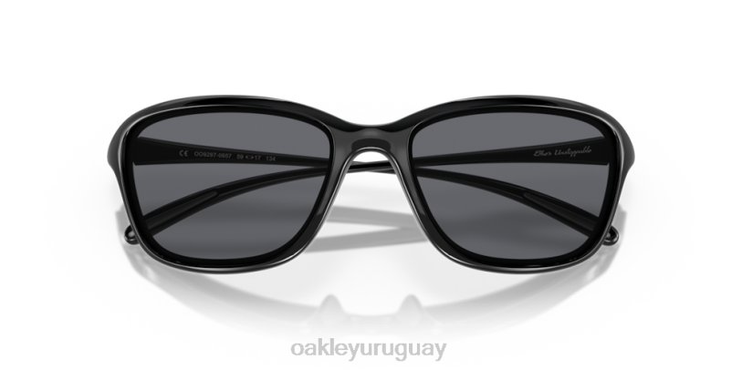 Oakley ella es imparable XT4H358 gafas lentes grises, montura negra pulida
