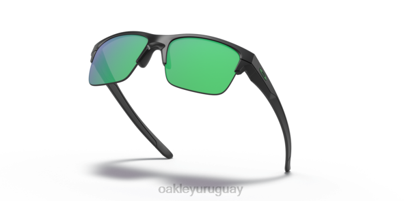 Oakley enlace delgado XT4H893 gafas lentes jade iridium, montura negra mate