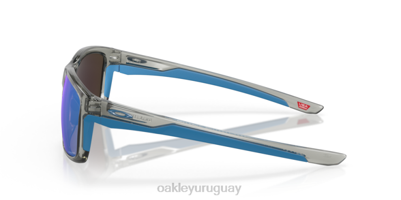 Oakley enlace principal xl XT4H395 gafas lentes prizm zafiro, montura tinta gris