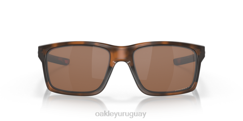 Oakley enlace principal xl XT4H398 gafas Lentes polarizadas Prizm de tungsteno, montura carey marrón mate.