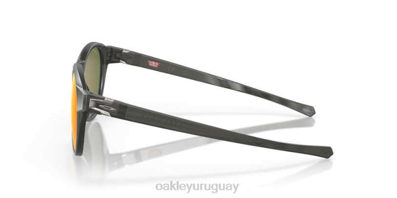 Oakley espadaña XT4H201 gafas Lentes polarizadas prizm ruby, montura gris humo mate