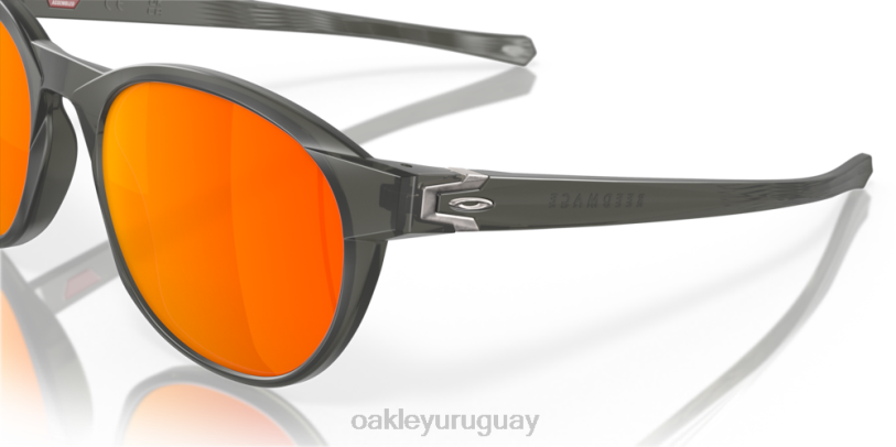 Oakley espadaña XT4H201 gafas Lentes polarizadas prizm ruby, montura gris humo mate