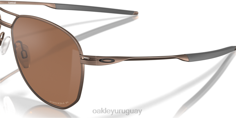 Oakley estela XT4H423 gafas Lentes polarizadas Prizm de tungsteno, montura satinada tostada.