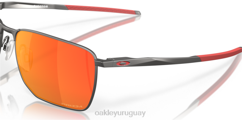Oakley eyector XT4H343 gafas Lentes Prizm Ruby, montura de bronce mate.