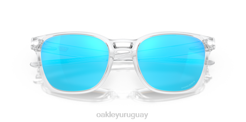 Oakley eyector XT4H573 gafas Lentes Prizm de zafiro, montura transparente pulida.