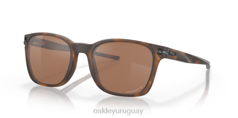 Oakley eyector XT4H576 gafas Lentes polarizadas Prizm de tungsteno, montura carey marrón mate.