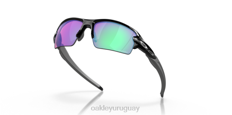 Oakley flak 2.0 (ajuste de puente bajo) XT4H861 gafas Lentes Prizm Golf, marco de tinta negra pulida.