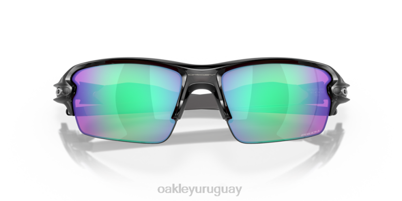 Oakley flak 2.0 (ajuste de puente bajo) XT4H861 gafas Lentes Prizm Golf, marco de tinta negra pulida.