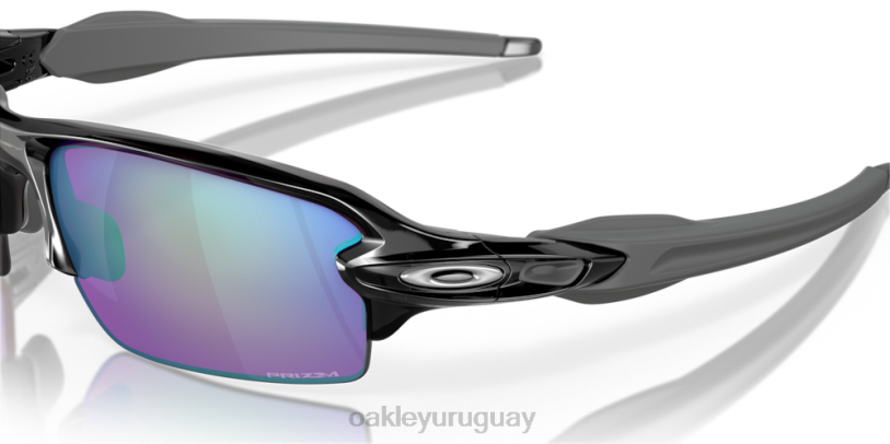 Oakley flak 2.0 (ajuste de puente bajo) XT4H861 gafas Lentes Prizm Golf, marco de tinta negra pulida.